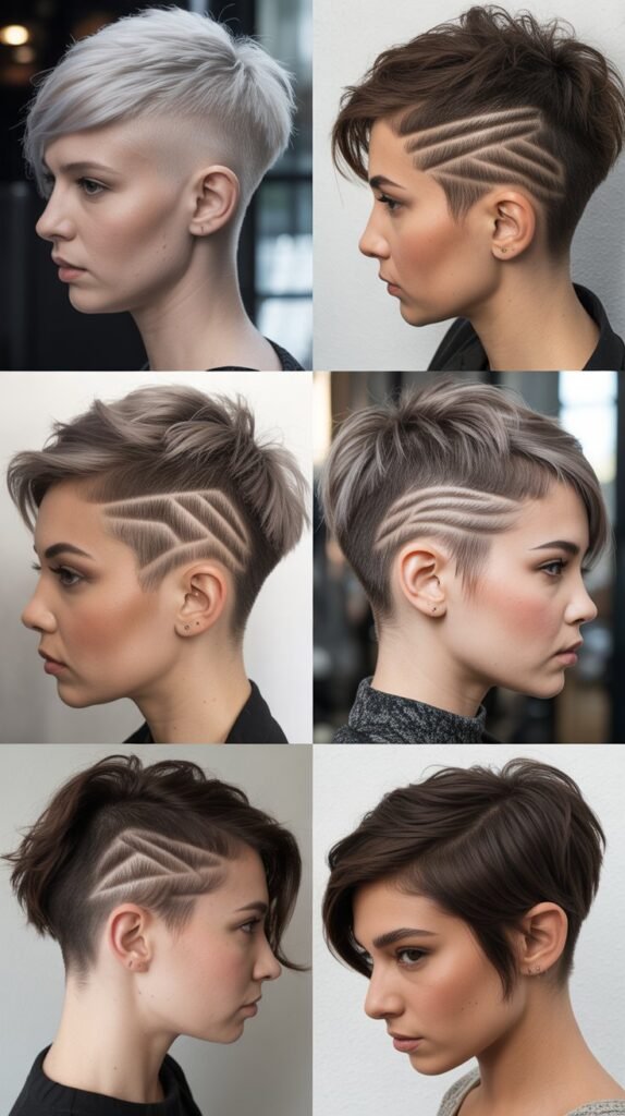 33. Pixie with Asymmetrical Undercut