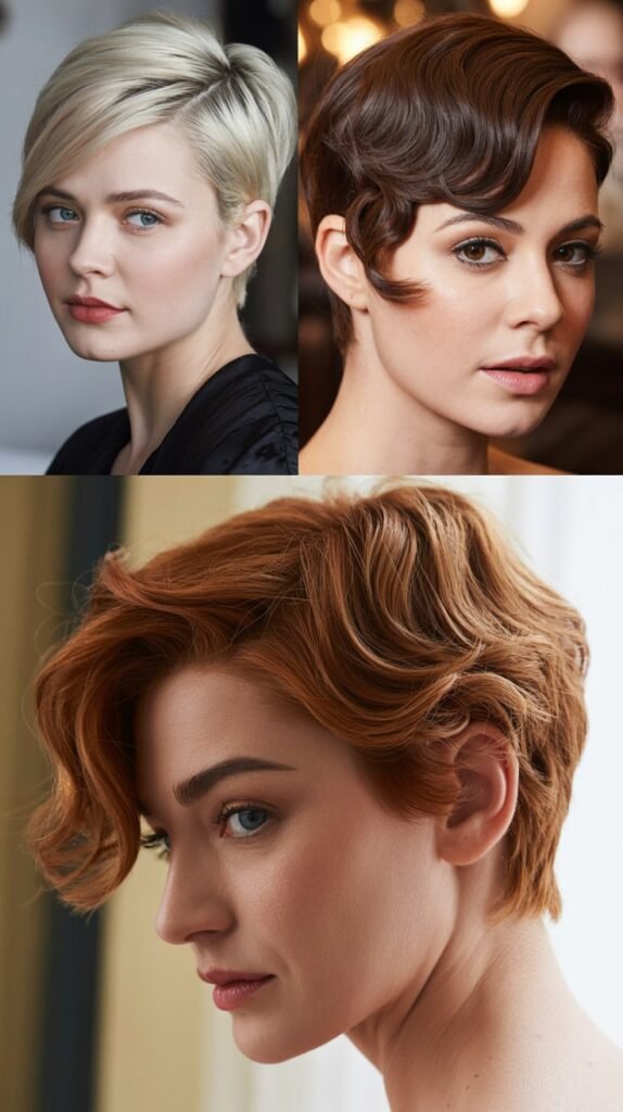 18. Pixie with Deep Side Part