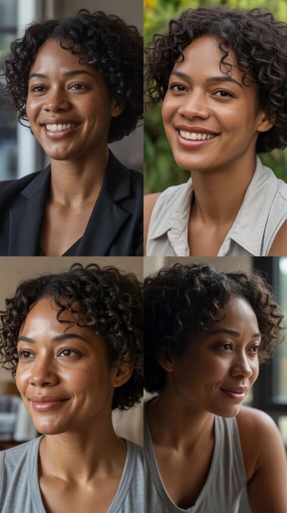 11. Curly Top with Fade