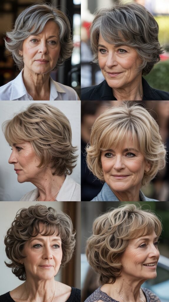  Layered Shag for Thin Hair