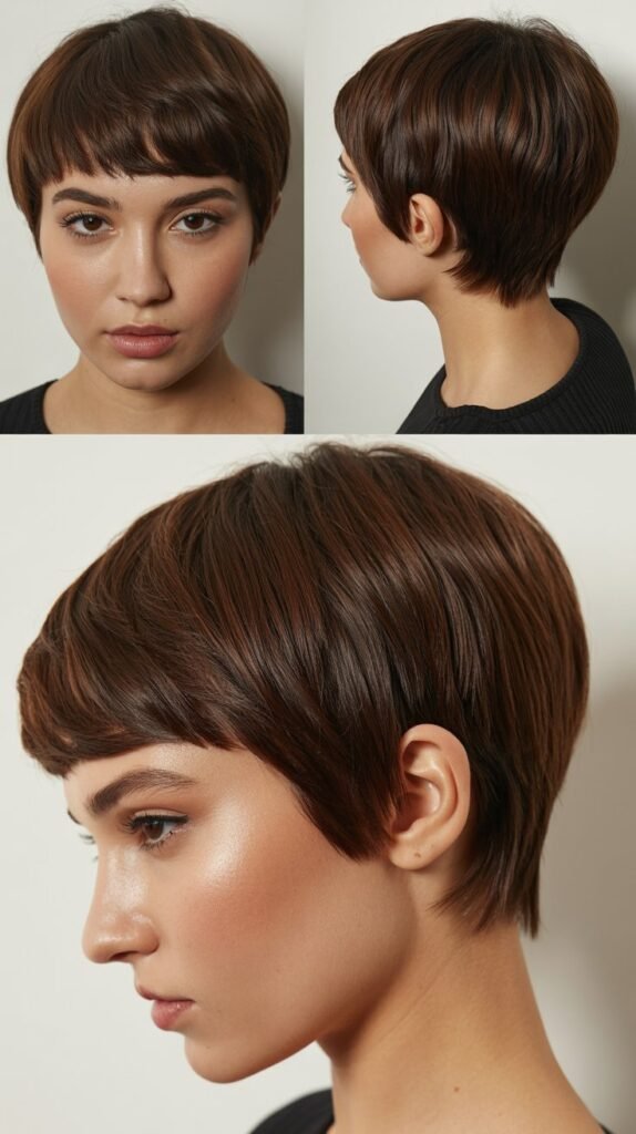 12. Rounded Pixie Bowl Cut