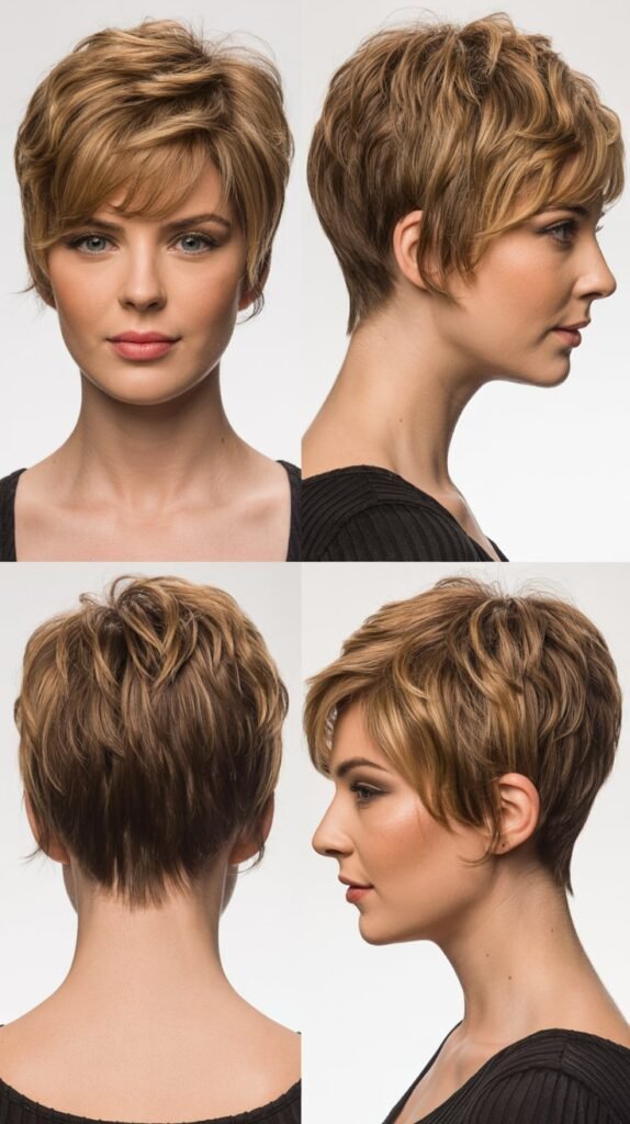 18. Disconnected Shaggy Pixie