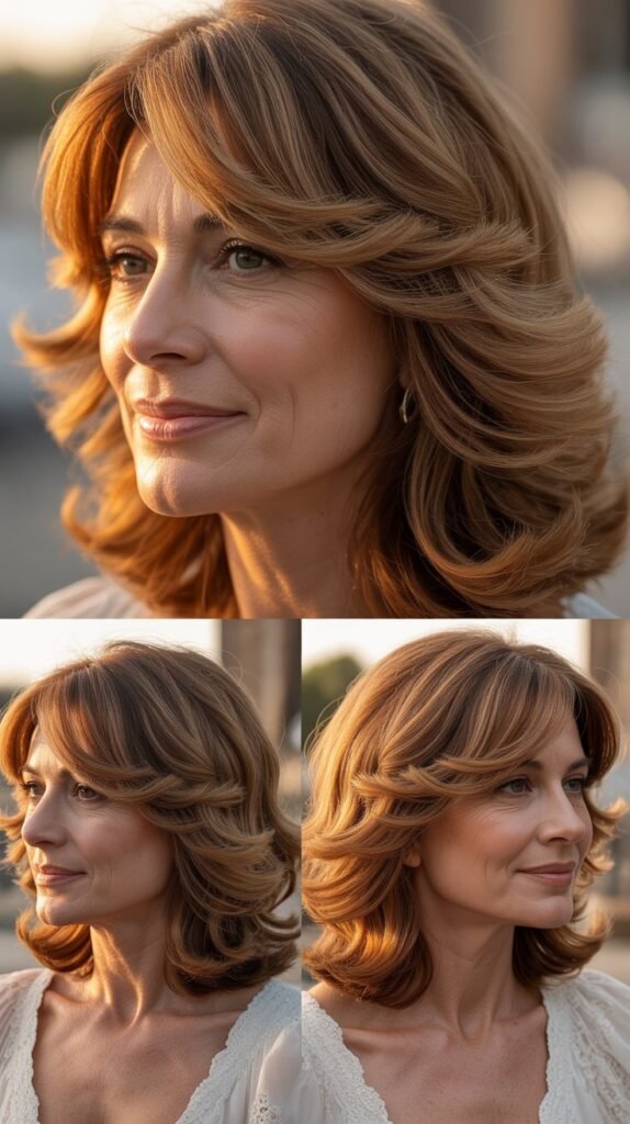  Medium Waves with Side Bangs