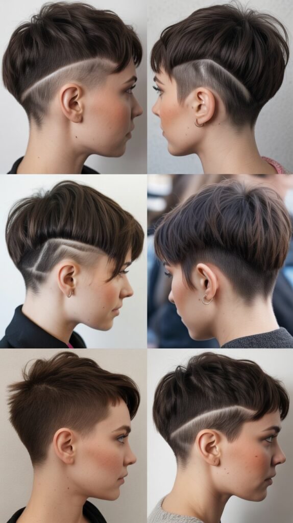 34. Disconnected Undercut Pixie