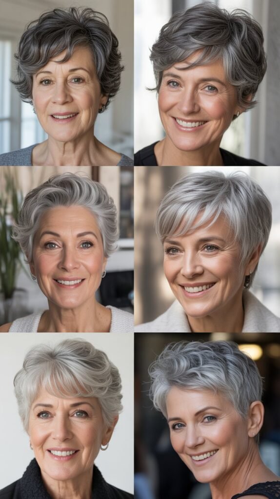 26. Natural Gray Pixie