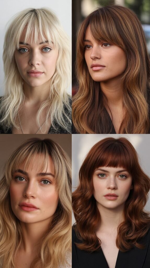 Micro Bangs with Long Layers