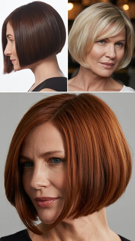 Sleek Angled Bob