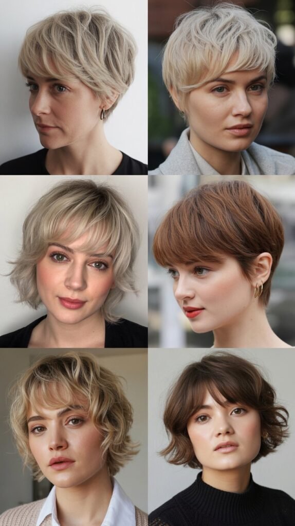 7. Pixie with Wispy Bangs