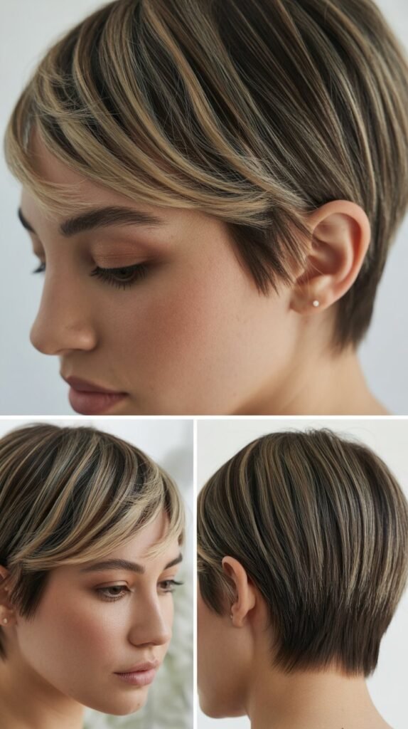  Sleek Pixie With Babylights