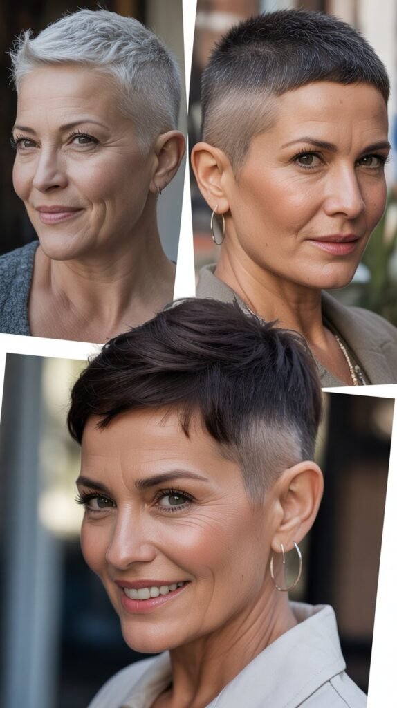 3. Ultra-Short Pixie with Buzzed Sides