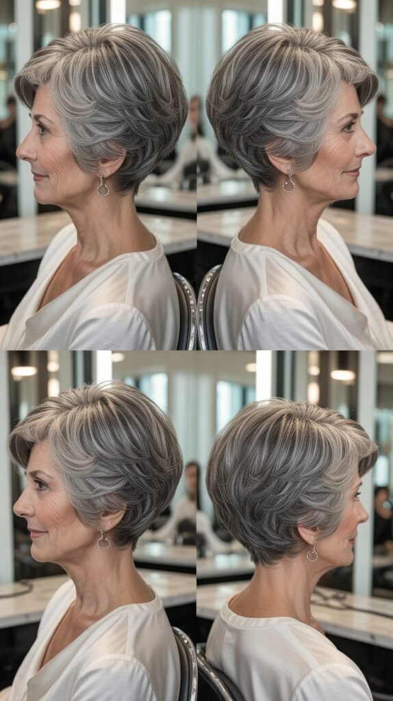 11. Stacked Bob with Graduated Back