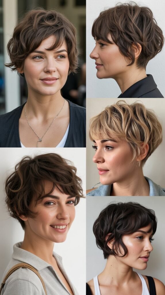 5. Tousled Choppy Pixie Bob
