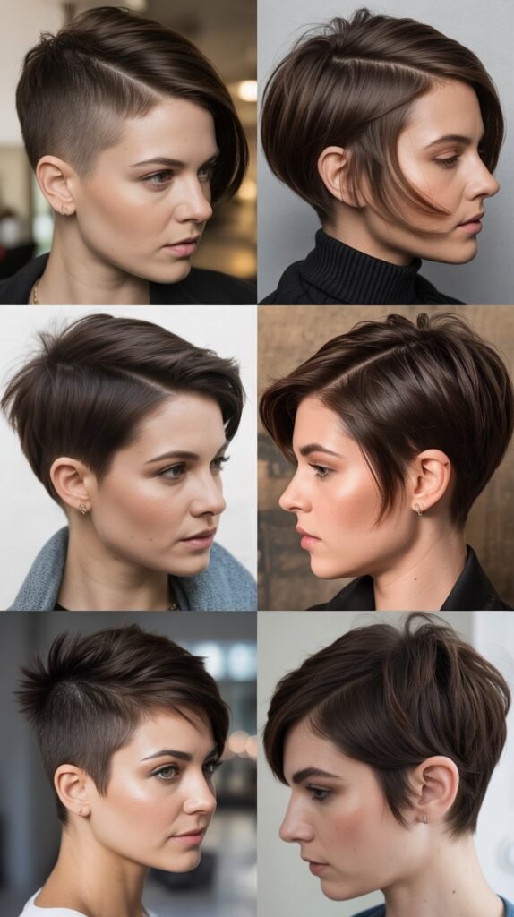 26. Pixie with Deep Side Part