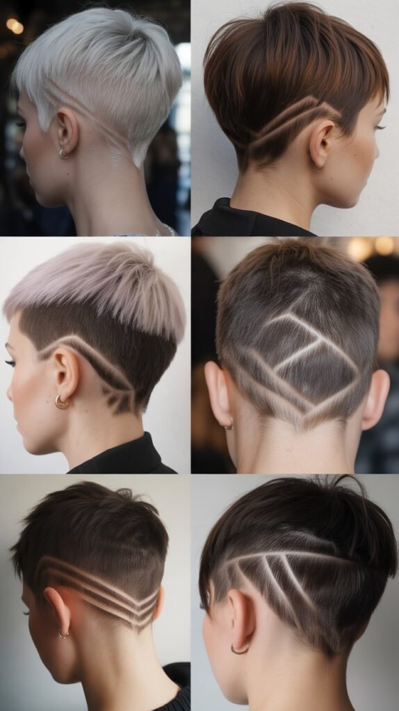 9. Pixie with Shaved Nape