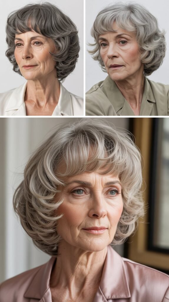  Feathered Chin-Length Cut