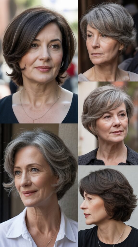 Asymmetrical Chin-Length Cut