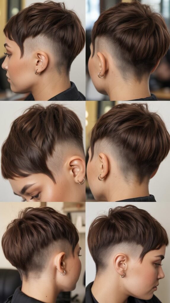 10. Tapered Pixie with Fade