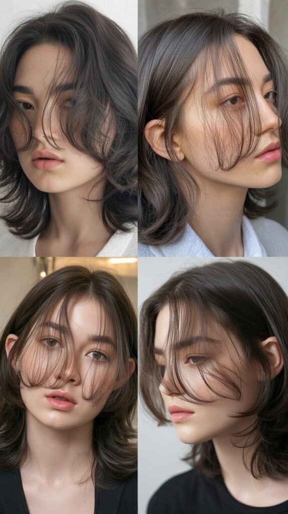 Wispy See-Through Korean-Inspired Bangs