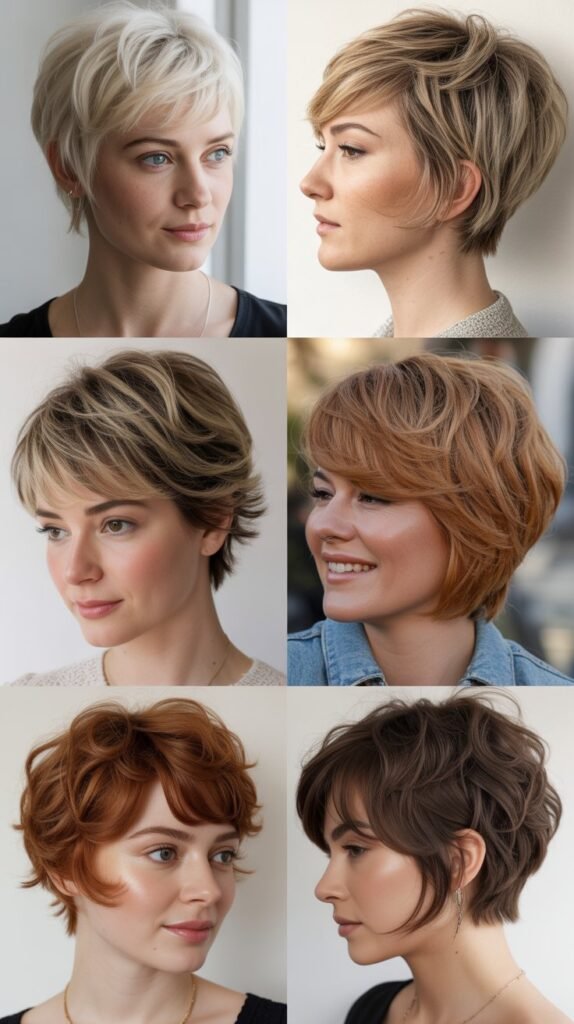23. Feathered Pixie Cut