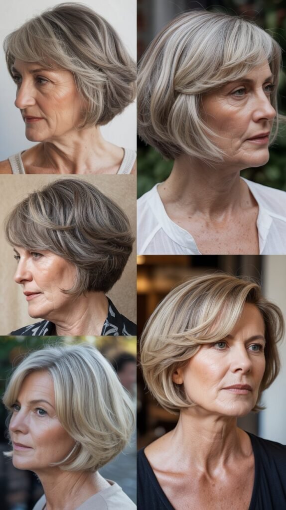  Chin-Length Bob with Razored Ends