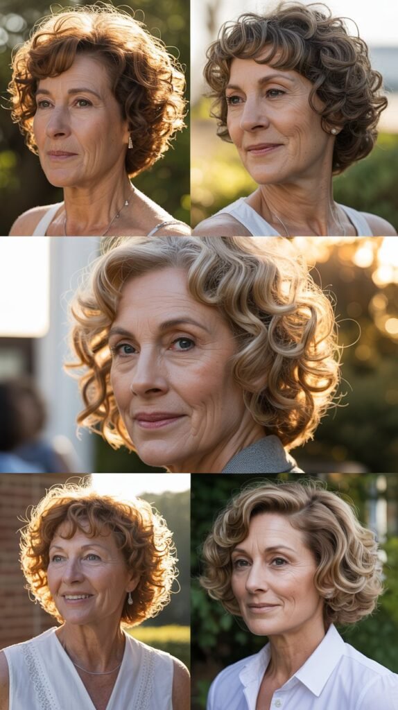  Curly Bob with Definition