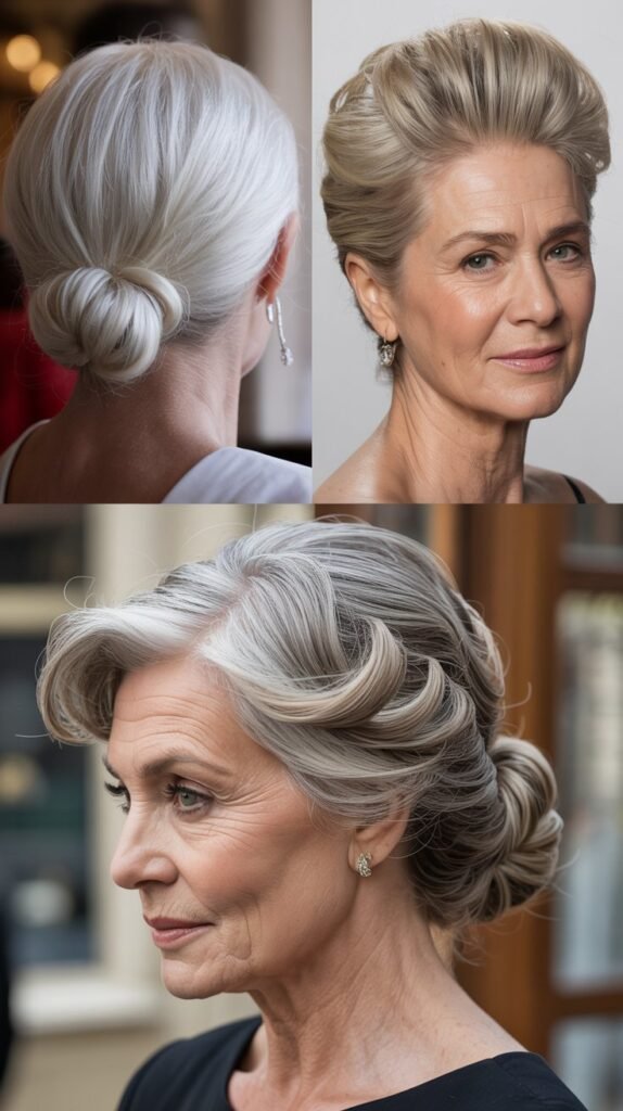 29. The Classic Chignon with Teased Crown