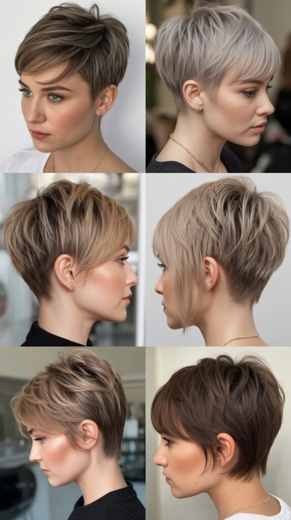 7. Razor-Cut Edgy Pixie