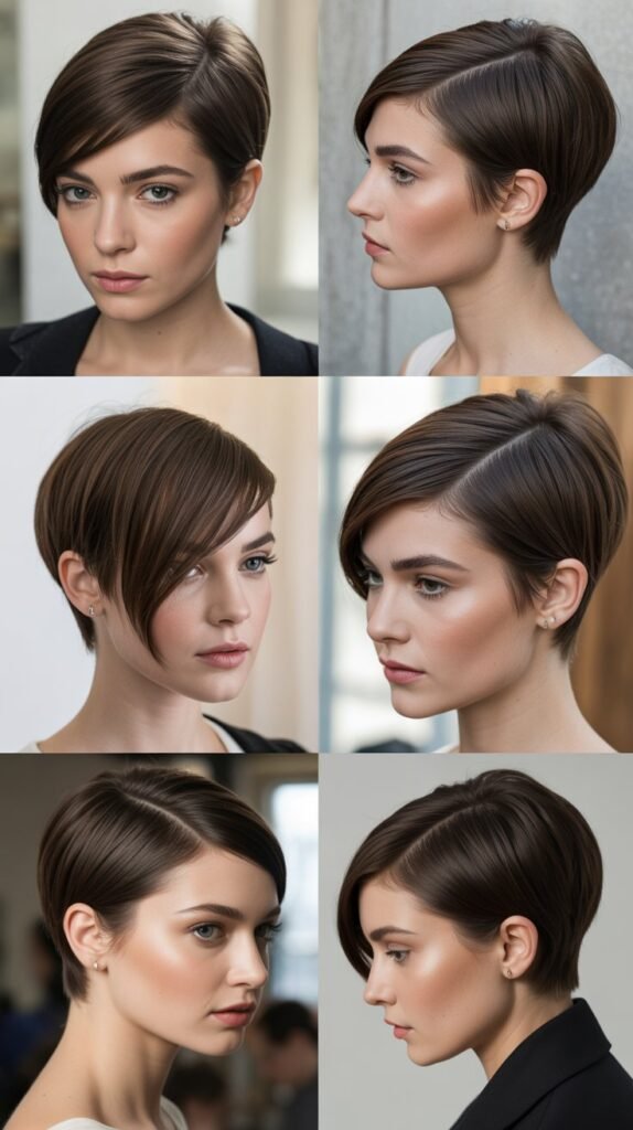 11. Side-Parted Pixie with Deep Part