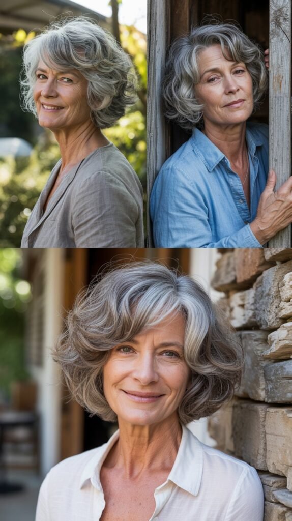 Tousled Chin-Length Bob