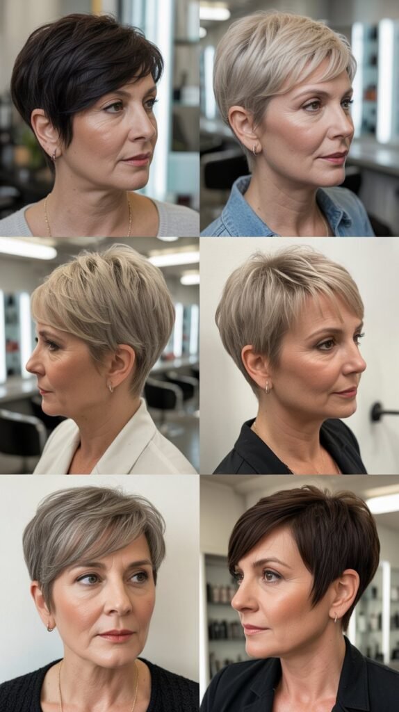 Asymmetrical Pixie Cut