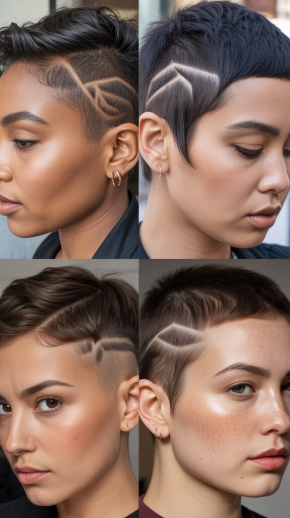 24. Pixie with Temple Undercut