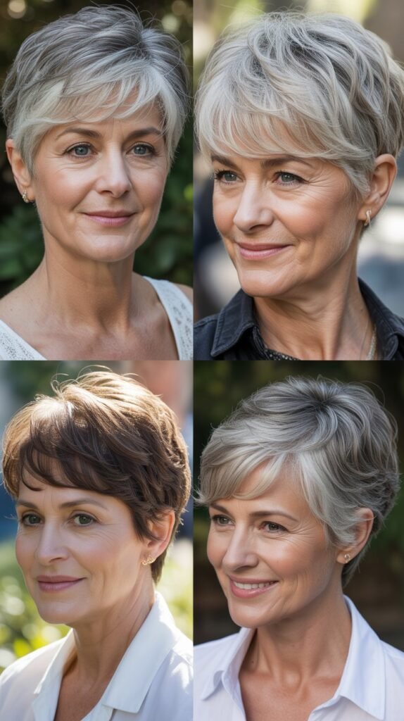 Feathered Pixie with Wispy Bangs