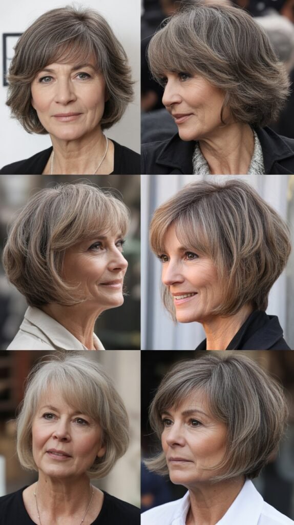 Choppy Fringe with Shoulder Bob