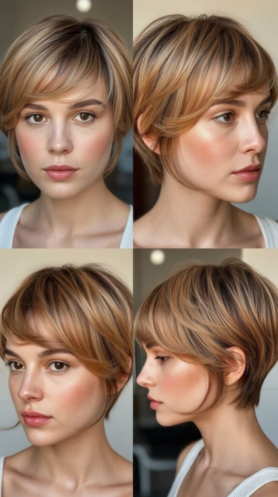 Soft Pixie With Arched Bangs