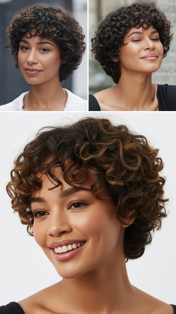 Natural Curly Caesar