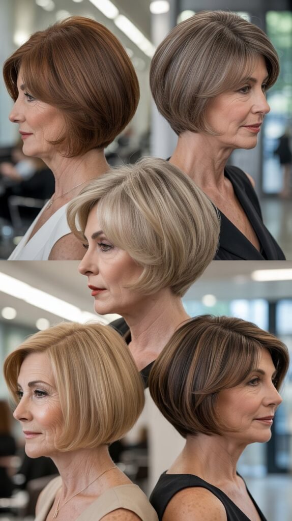 13. Angled Bob with Forward Graduation