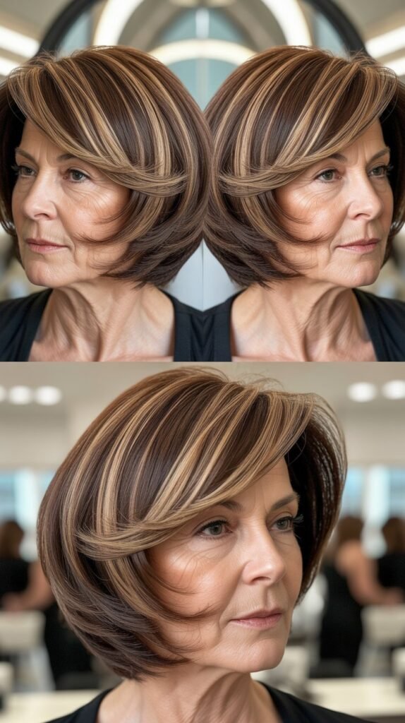 32. Inverted Bob with Angled Layers