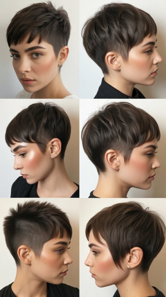 17. Edgy Razor-Cut Pixie