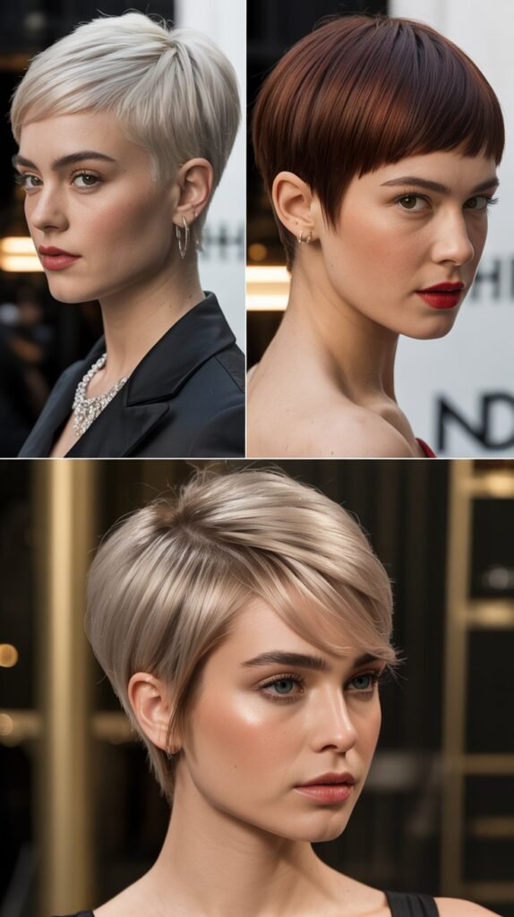 28. Sleek Polished Pixie