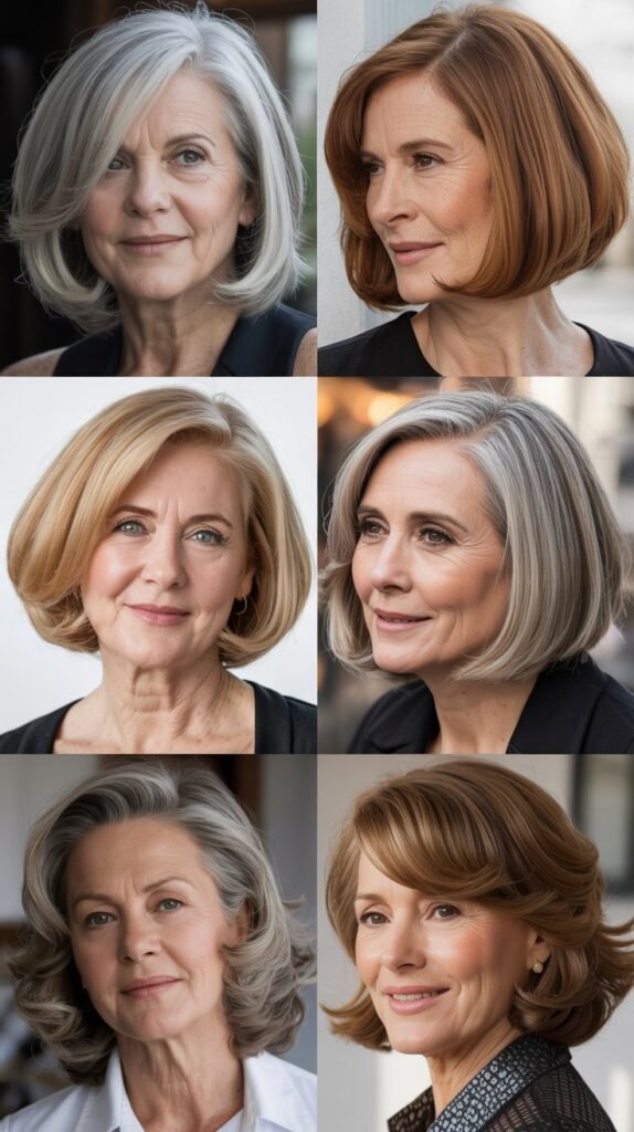 23. Side-Parted Bob with Volume