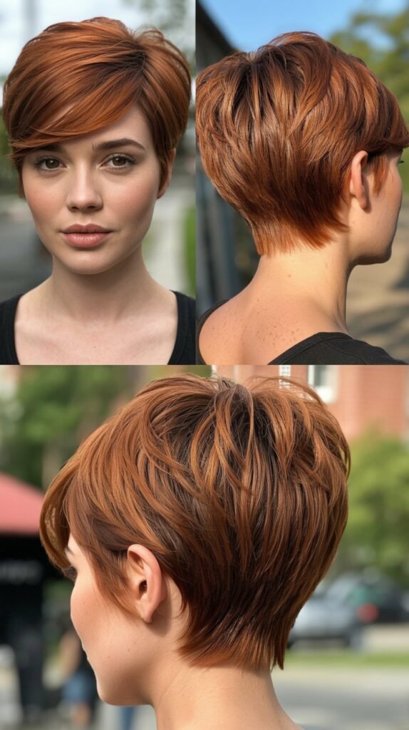 24. Pixie with Copper Tones