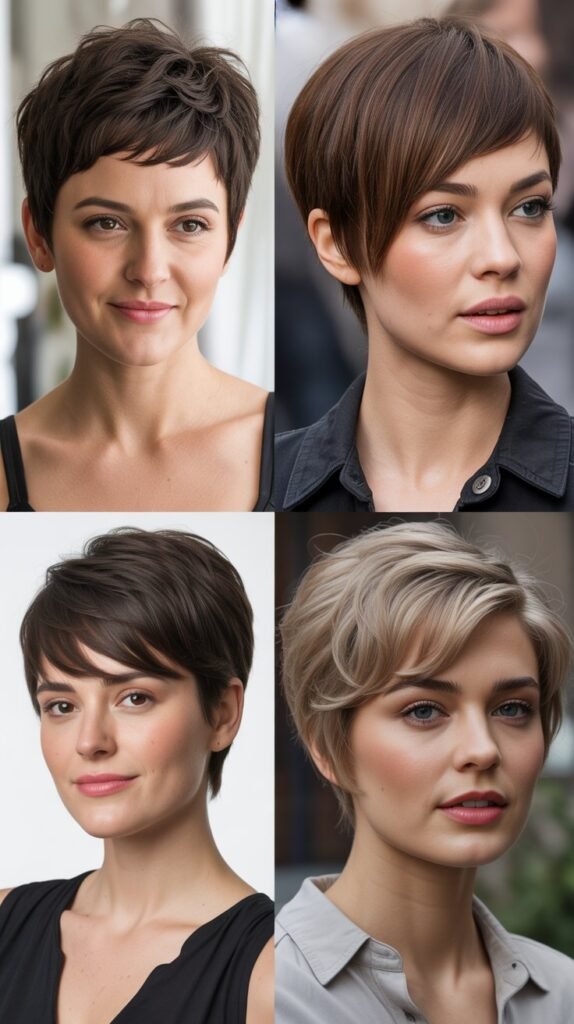 28. Pixie with Razored Nape Detail