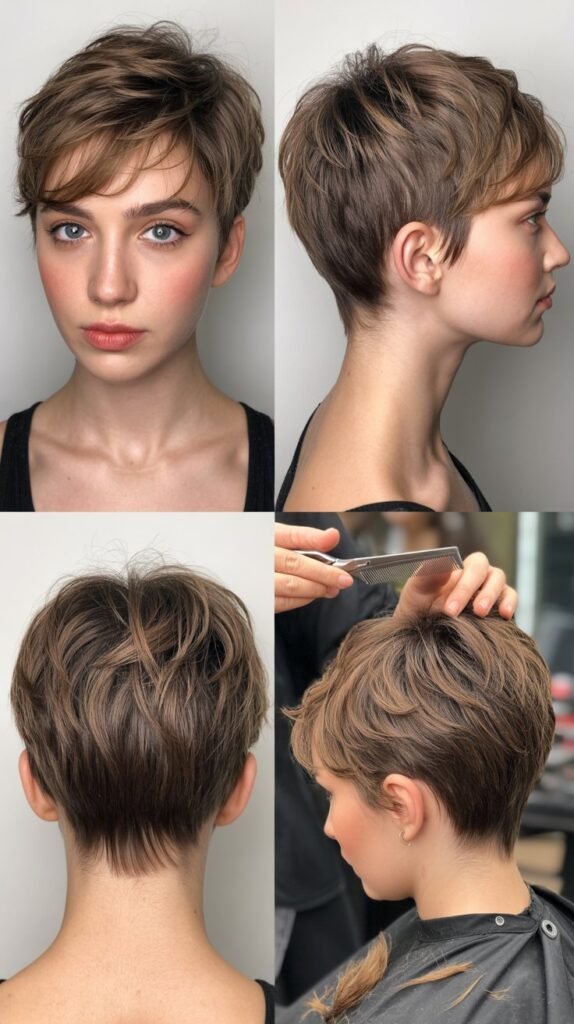 Choppy Layered Pixie