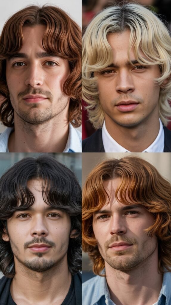 Chin-Length Curtain Bangs