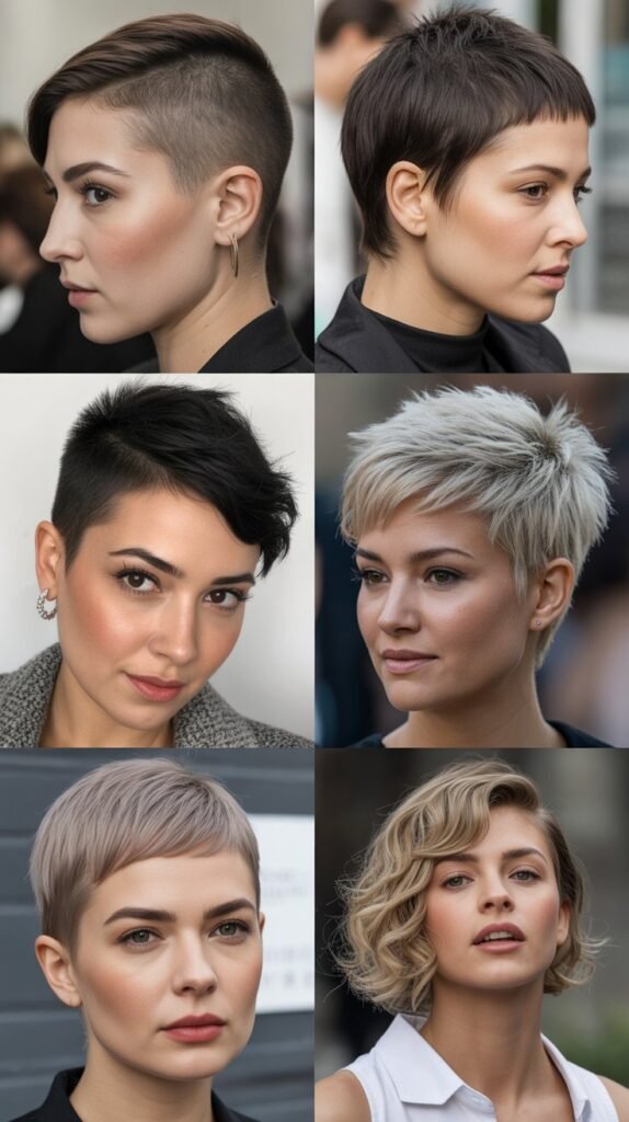 27. Pixie with Buzzed Sides