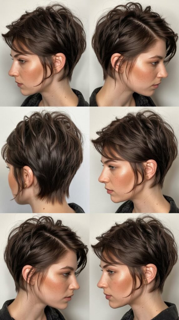 2. Textured Crop Pixie