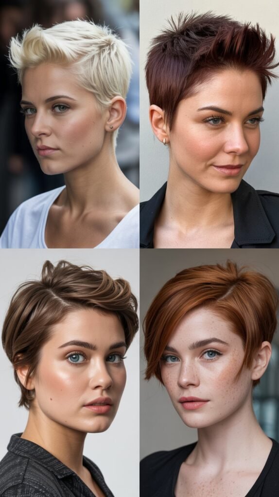 22. Edgy Faux Hawk Pixie