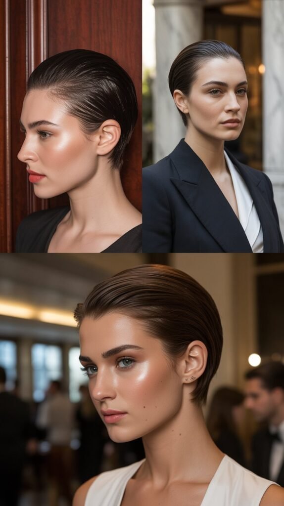 19. Slicked-Back Pixie