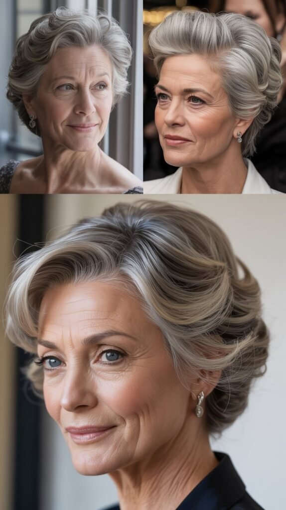 5. The Classic French Twist with Volume Boost