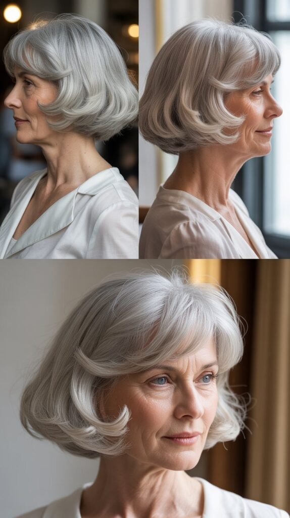 8. Rounded Bob with Curved Layers